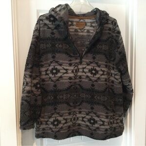Koolaburra  by Ugg 1X  Gray Patterned Jacket pullover